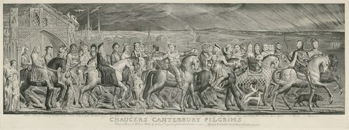 Blake Canterbury Pilgrims engraving — Albrecht Dürer