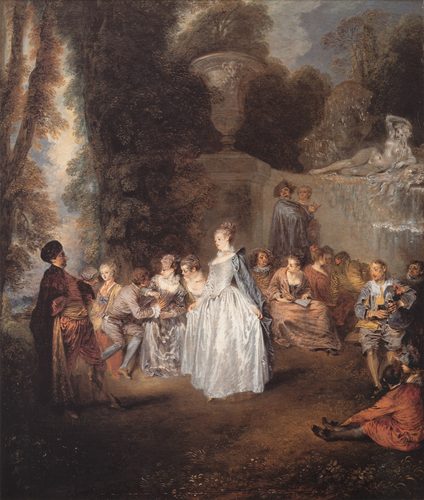 Fêtes vénitiennes — Antoine Watteau