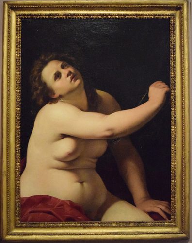 Italian:  CleopatraCleopatra — Artemisia Gentileschi