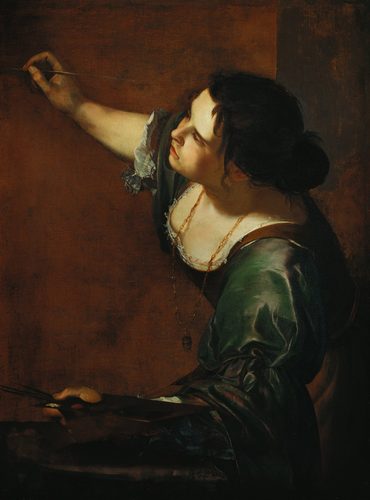 Self-Portrait as the Allegory of Painting — Artemisia Gentileschi