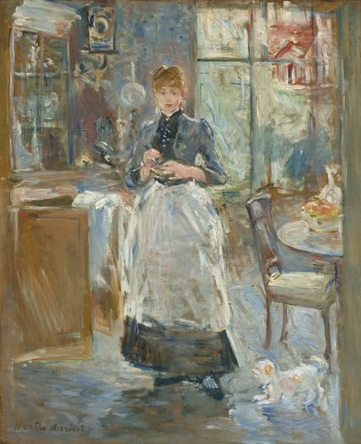In the Dining Room — Berthe Morisot