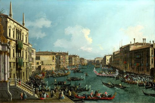 A Regatta on the Grand Canal — Canaletto