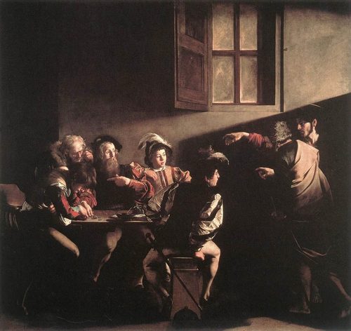 The Calling of Saint Matthew — Caravaggio