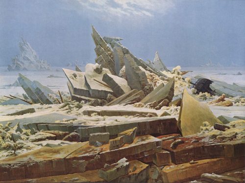 The Sea of Ice (The Wreck of Hope) — Caspar David Friedrich