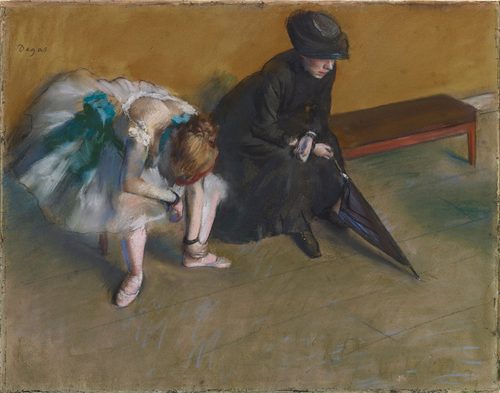 Waiting — Edgar Degas