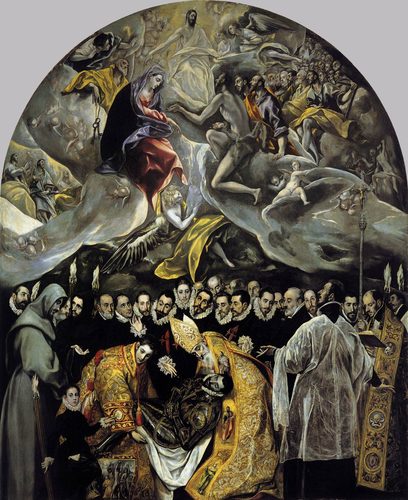 Spanish:  El entierro del Conde de Orgaz The Burial of the Count of Orgaz — El Greco