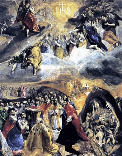 The Adoration of the Name of Jesus — El Greco