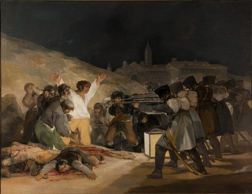 Spanish:  El Tres de Mayo.The Third of May — Francisco Goya
