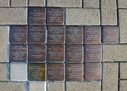 Stolpersteine Magdeburg Blumenfeld — Georges Seurat