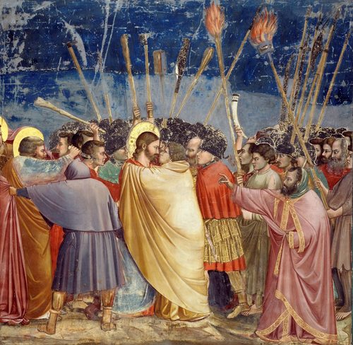 The Arrest of Christ (Kiss of Judas — Giotto