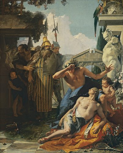 Spanish: La muerte de Jacinto The Death of Hyacinth — Giovanni Battista Tiepolo