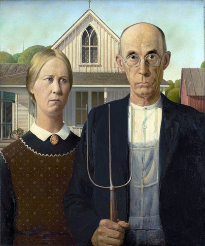 American Gothic — Grant Wood