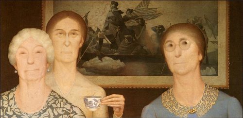 Daughters of Revolution — Grant Wood