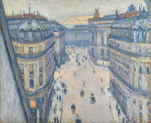 French:  Rue Halévy, vue d'un sixième étage Halévy Street, View from the Seventh Floor — Gustave Caillebotte