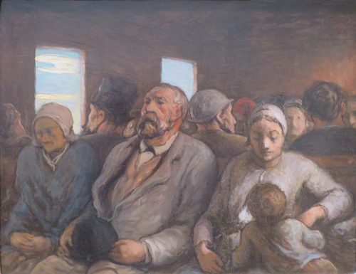 Third Class Carriage — Honoré Daumier