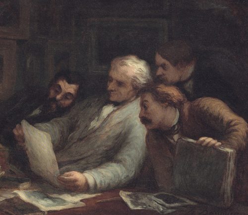 The Print Collectors — Honoré Daumier