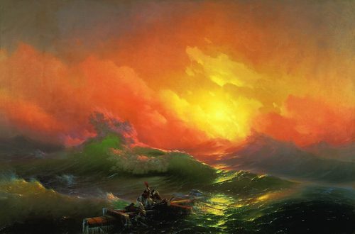 Russian:  «Девятый вал»The Ninth Wave — Ivan Aivazovsky