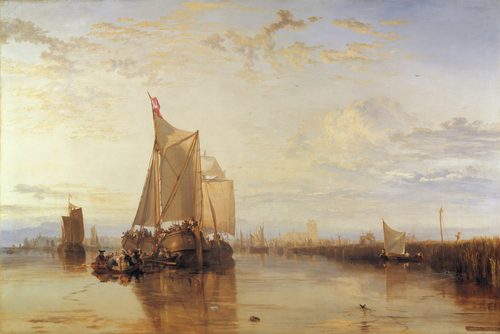 Dort or Dordrecht: The Dort Packet-Boat from Rotterdam Becalmed — J.M.W. Turner