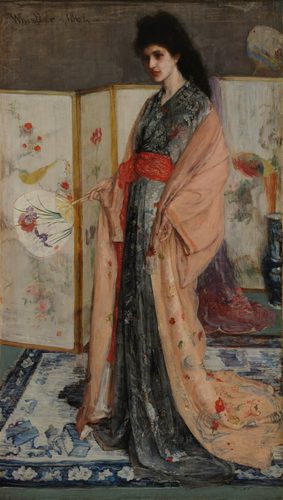 French:  La Princesse du pays de la porcelaineThe Princess from the Land of Porcelain — James McNeill Whistler