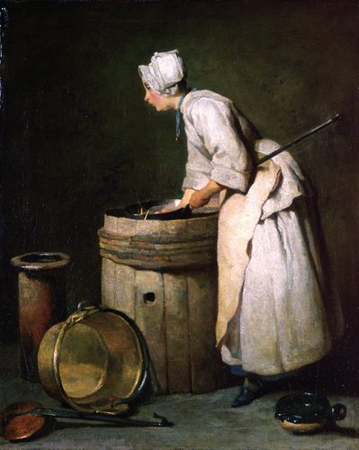 The Scullery Maid — Jean-Siméon Chardin