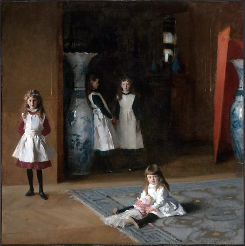 French:  Les Filles d'Edward Darley Boit The Daughters of Edward Darley Boit — John Singer Sargent