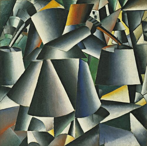 Woman with Pails: Dynamic Arrangement — Kazimir Malevich