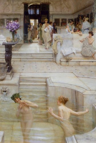 Polish: Ulubiony zwyczaj A Favourite Custom — Lawrence Alma-Tadema