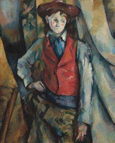 Garçon au gilet rouge — Paul Cézanne