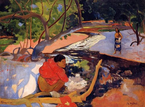 Tahitian:  Te poipoiThe Morning — Paul Gauguin