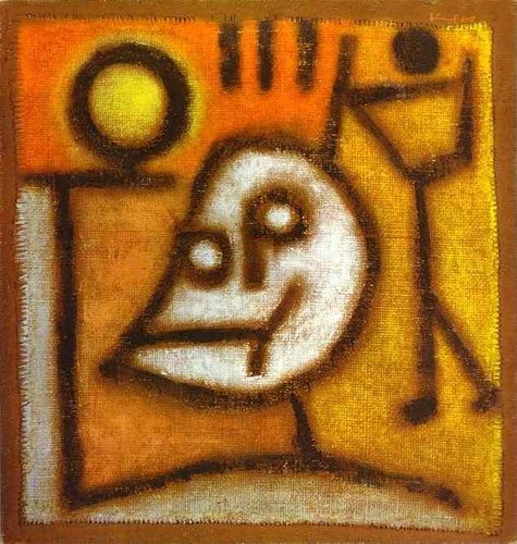 German: Tod und FeuerDeath and Fire — Paul Klee