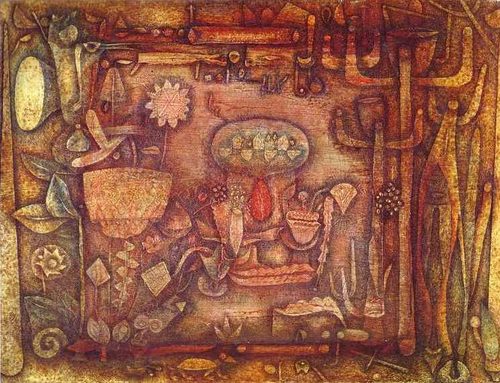 German: Botanisches Theater Botanical Theater — Paul Klee