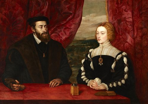 Spanish:  El emperador Carlos V y la emperatriz Isabel de Portugal Charles V and Empress Isabella of Portugal — Peter Paul Rubens
