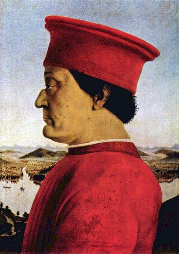 Portraits of the Duke and Duchess of Urbino, Federico da Montefeltro and Battista Sforza — Piero della Francesca