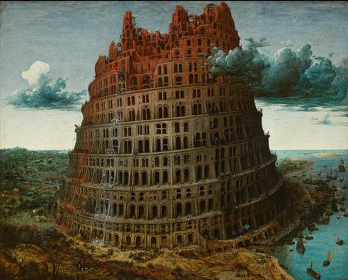 The building of the tower of Babel (Genesis 11:3-5) — Pieter Bruegel the Elder