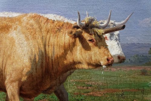 Labourage nivernais : le sombrage - Détail — Rosa Bonheur