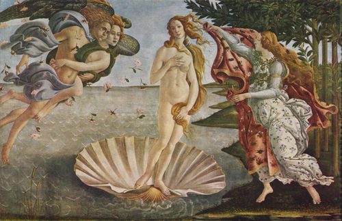 Polish:  Narodziny Wenus The Birth of Venus — Sandro Botticelli