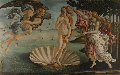 Polish:  Narodziny Wenus The Birth of Venus — Sandro Botticelli