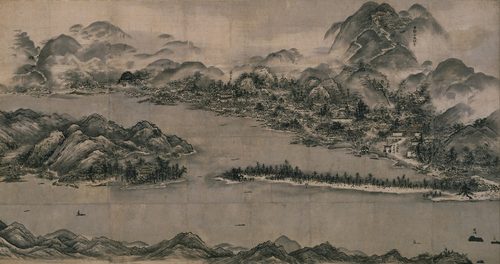 View of Ama-no-Hashidate — Sesshū Tōyō