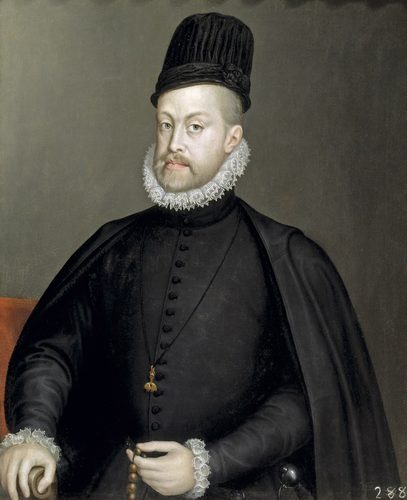 Spanish:  Retrato de Felipe II Portrait of Philip II of Spain — Sofonisba Anguissola