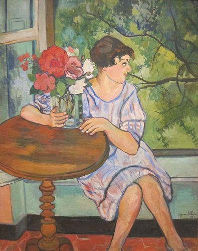 Young Girl in Front of a Window by Suzanne Valadon, San Diego Museum of Art — Suzanne Valadon
