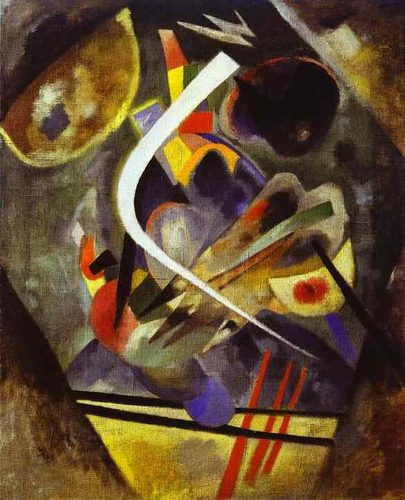 German:  Weißer Strich White Line — Wassily Kandinsky