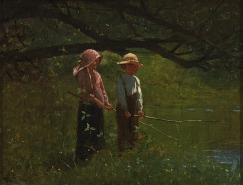 Fishin’ — Winslow Homer